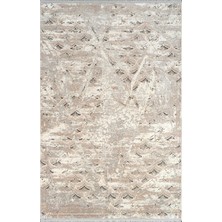 Pierre Cardin Pier Zen HG04A Krem Gri Viskon Akrilik Yumuşak Leke Tutmaz Silinebilir Halı