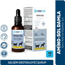 onevet Amino-Sol Professional Kedi Ve Köpekler Için Gelişim Destekleyici Damla 50 ml