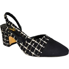 Who What Wear Kadın Hakiki Deri El Yapımı Kösele Taban Topuklu Ayakkabı 25NW0702