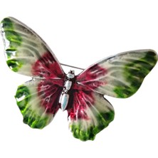 Sibelya Aksesuar Renkli Kelebek Broş