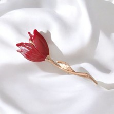 Sibelya Aksesuar Sedefli Lale Broş