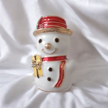 Sibelya Aksesuar Zirkon Taşlı Kardan Adam Broş