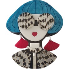 Sibelya Aksesuar Modacı Akrilik Broş