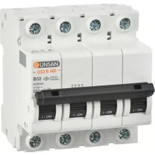 Günsan Elektrik Valta  Otomatik Sig. 4P 6kA B Tip 32A