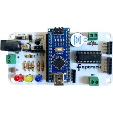 Fapatech Mini Sumo ve Çizgi Izleyen Arduino Kontrol Kartı - Çizgi Izleyen Robot Gövde Seti