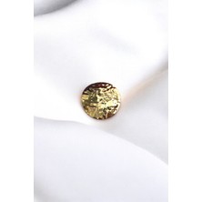 Trend Aksesuar Metal Yuvarlak Form Broş