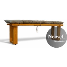 Neiwel Arwes Doğal Ahşap BANK-40CM-60CM