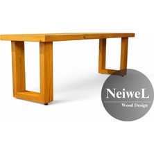 Neiwel Arwes Doğal Ahşap BANK-40CM-60CM