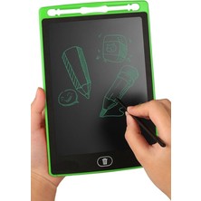 Yeşil LCD Yazı Tahtası LCD Writing Tablet 8,5 Inç Boyama Çizim Alıştırma Hesap Grafiti
