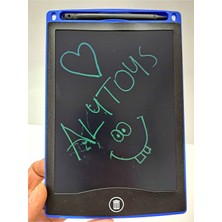 Çocuk Oyuncak Tablet Yazı Tahtası Yazıp Tek Tuş Silinebilir Eğitici Eğlenceli Oyuncak 22X15CM