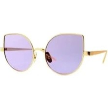 Cat Eye Metal Çerçeve Kadın Güneş Gözlüğü