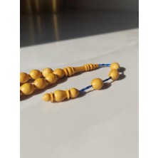 Şimşir Ağacı Tesbih, 8X10, Arpa Kesim, Sıralı Dizi Püskül