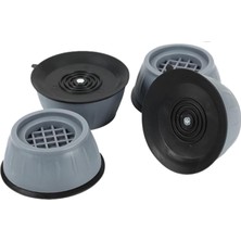 Store Xm 4 Adet Gürültü Engelleyici ve Kaymaz Titreşim Önleyici Kauçuk Ayak Pedleri Çamaşır Makinesi Stoper 4'lü Set