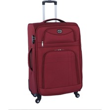 Saddlebag Carry-On Premium Lüx Kumaş Seyehat Valizi 3' Lü Set
