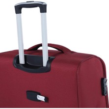 Saddlebag Carry-On Premium Lüx Kumaş Seyehat Valizi 3' Lü Set
