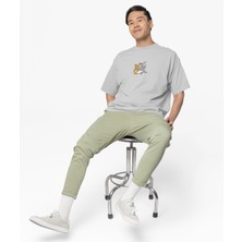 Ön ve Arka Tom ve Jerry Baskılı Erkek Tişört