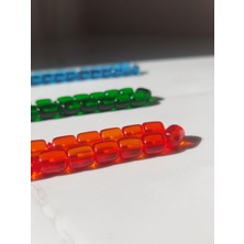 Sancaktar Tesbihçilik Ateş Kehribar Tesbih, 8 x 9,5, Kapsül Kesim, Metal Püskül
