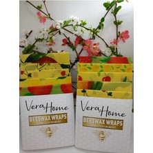 Balmumu Beeswax Saklama Bezi Bahar Serisi (35*35 Bez, 35*35 Bez, 30*30 Bez, 30*30 Bez 25*25 Bez)
