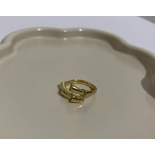 Xuping Ayarlamalı Bambo Gold Yüzük