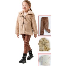 Selva Avm Montlu Kız Çocuk Kışlık Üçlü Takım