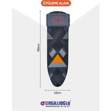 Cıngıllıoğlu CM-860 Yeni Tasarım Hausweber Ütü Masası