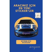Miyrem Autosticker^#alevli Arslan Oto Kaput Sticker  44 x 6 cm