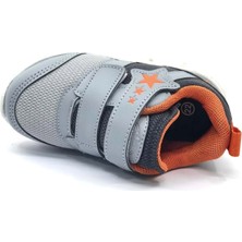 Cool Caty Gri Işıklı Cırtlı Ortopedik Erkek Çocuk Spor Ayakkabı