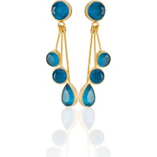 Kadir JEWELLERY22 Ayar Altın Kaplama Vintage Küpe -El Işçiliği ve Hipoalerjenik Küpe