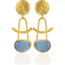 Kadir Jewellery 22 Ayar Altın Kaplama Vintage Küpe -El Işçiliği ve Hipoalerjenik Küpe
