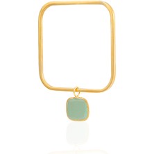 Kadir Jewellery 22 Ayar Altın Kaplama Zirkon Taşlı Ayarlanabilir Vintage Bilezik
