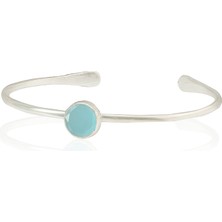 Kadir Jewellery Zirkon Taşlı Ayarlanabilir 925 Ayar Gümüş Kaplama Bilezik