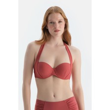 Dagi Kiremit Straplez Bikini Üst