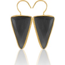 Kadir Jewellery 22 Ayar Altın Kaplama Vintage Küpe -El Işçiliği ve Hipoalerjenik Küpe