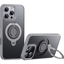 Joko Iphone 16 Pro Avatar 360 Dönen Magsafe Kapak - Titan Gri 11