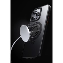 Joko Iphone 16 Pro Avatar 360 Dönen Magsafe Kapak - Titan Gri 11