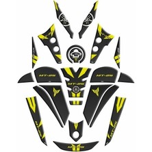 Gogo Yamaha MT25 (2020-2024) Full Tank Pad Set 009