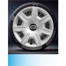 Skoda 15 Inç Jant Kapağı Amblemli Gri (4-Adet) 142  MJDT-MB-865