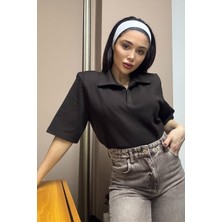 Premium Polo Yaka Kısa Kol Vatkalı Tişört