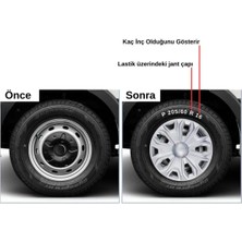Kia Rio 14 Inç Jant Kapağı Amblemli Gri (4-Adet) 137  MJDT-MB-10421