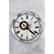 TeknoTrust Çok Renkli Geometrik Metal Mutfak Duvar Saati, 36 cm, şık ve kullanışlı tasarım