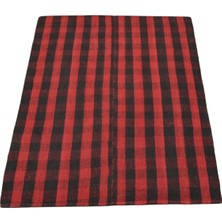 Kilim Antik El Dokuma Yün Ekoseli Sofra Yörük Kilimi 0092 - Yeni - Çok Renkli