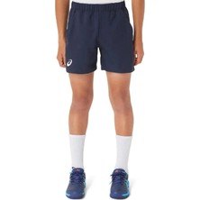 Asics Lastikli Bel Normal Lacivert Erkek Çocuk Şort 2044A037-400 Tennıs Short