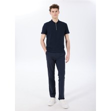 Fabrika Comfort Bağlamalı Bel Normal Paça Lacivert Erkek Chino Pantolon FC5SM-PNT 2756