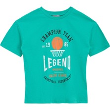 Discovery Expedition Baskılı Mint Erkek Çocuk T-Shirt D5SB-TST3214