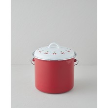 English Home Cherry Dream Emaye Bakraç 20  cm Kırmızı