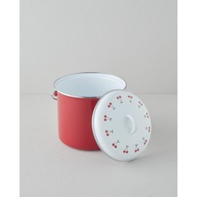 English Home Cherry Dream Emaye Bakraç 20  cm Kırmızı