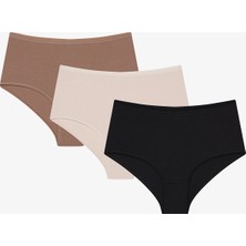 Penti Skin Tones 3lü Highwaist Çok Renkli Slip Külot