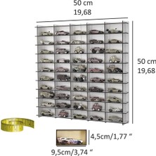 Good Sign Pleksi Kapaklı 1/64 Ölçek 100 Araç Hotwheels Matchbox Uyumlu Model Oyuncak Araba Rafı,vitrini