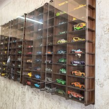 Good Sign Pleksi Kapaklı 1/64 Ölçek 100 Araç Hotwheels Matchbox Uyumlu Model Oyuncak Araba Rafı,vitrini