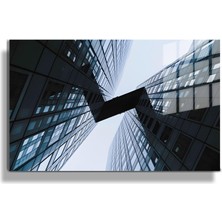 Şehirler ve Manzaralar, Yapay Zeka Destekli, 3D Dekoratif Baskı Yatay Cam Tablo 224
